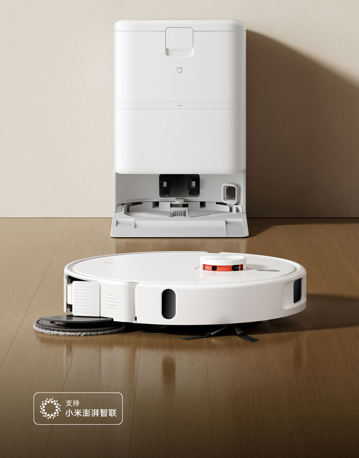 De Xiaomi Mijia robotstofzuiger en -mop 5C (versie met watertank). (Afbeeldingsbron: Xiaomi)