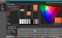 ColorChecker vóór kalibratie