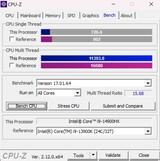 CPUZ-benchmark vs i9-13900K