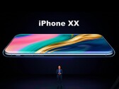 iPhone 20/XX ontwerprender gegenereerd door Gemini.