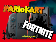 De Nintendo Switch 2 zal verschillende launchtitels hebben, de meeste van derden. (Afbeelding bron: Nintendo, CD Projekt Red, Epic Games w/bewerkingen)