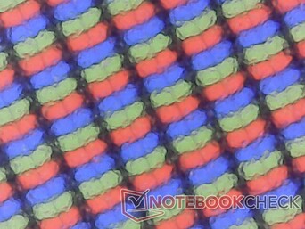 Matte subpixelmatrix met een beetje korreligheid