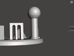 Meting van het 6 mm facet van de Scanbench in MeshMixer