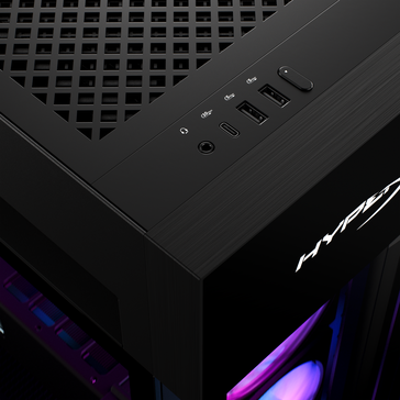 HP Omen Max 45L voorkant I/O