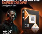 Een promotieposter van de AMD Ryzen 7 9850X3D (bron: AMD)
