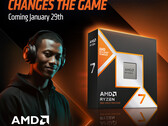 Een promotieposter van de AMD Ryzen 7 9850X3D (bron: AMD)