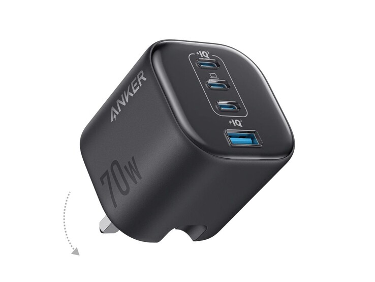 De Britse versie van de Anker Zolo-oplader (70 W, 4 poorten)