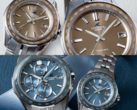 Bovenaan hebben we de Casio Oceanus OCW-S400A-5AJF en de OCW-S40-5AJF, terwijl we onderaan de Oceanus OCW-S7000E-2AJF en OCW-S40-2AJF hebben. (Afbeeldingsbron: Casio)