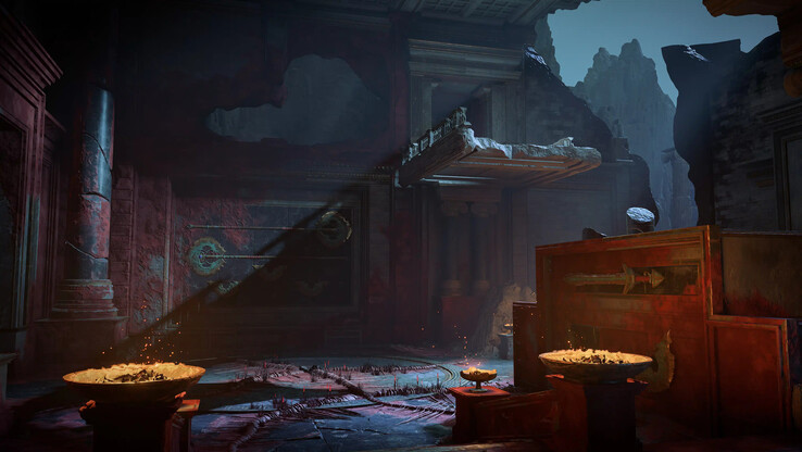 Afbeelding van het geannuleerde multiplayerspel God of War waarop de roodachtige kleur te zien is. (Afbeeldingsbron: MP1st)