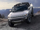 De off-road elektrische Hummer EV pick-up truck heeft een verrassend goed bereik op de snelweg bij 70 mph (Afbeelding: GMC)