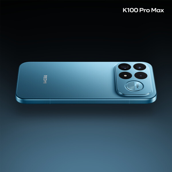 De Xiaomi K100 Pro Max in de kleur Wind Chaser Blue.