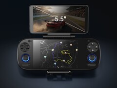 De Retroid Dual Screen Add-on heeft een 5,5-inc AMOLED aanraakscherm. (Afbeeldingsbron: Retroid)