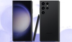 De Samsung Galaxy S23 Ultra komt naar verwachting met 256 GB, 512 GB en 1 TB opslagopties. (Beeldbron: @evleaks &amp;amp; Unsplash - bewerkt)