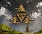 Triforce-symbool te zien bij The Great Deku Tree