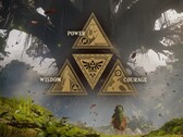 Triforce-symbool te zien bij The Great Deku Tree