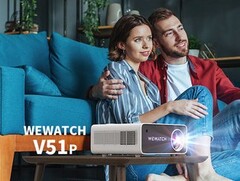 De WEWATCH V51P projector heeft een functie voor witte ruis. (Beeldbron: WEWATCH)