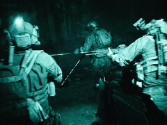 Battlefield 6 in-engine beelden van een nachtmissie met nachtkijker. (Afbeeldingsbron: Steam)