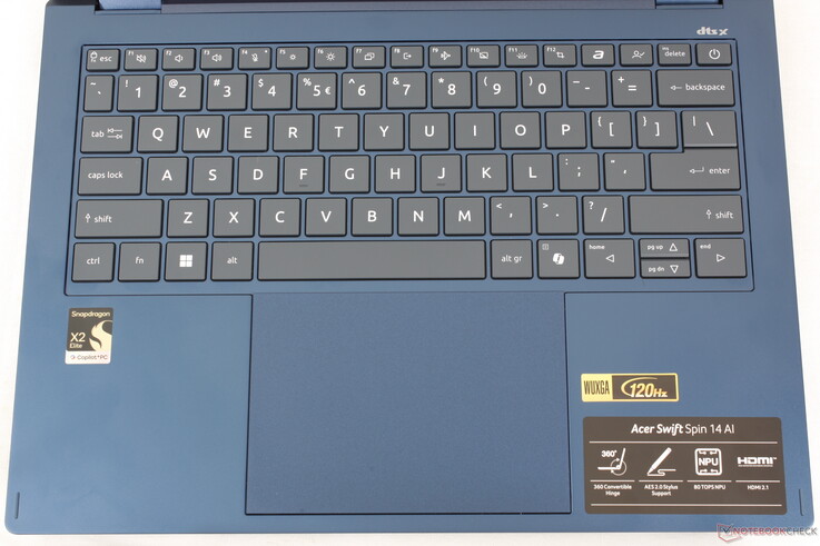 Ruime (12,7 x 8,9 cm) clickpad met zachte feedback en stil geklik