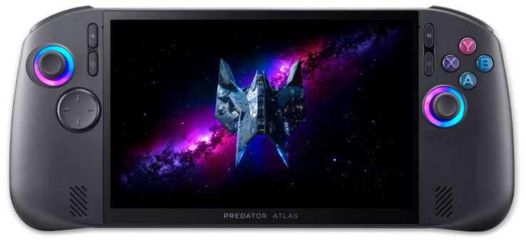 Predator Atlas 8 van voren gezien.
