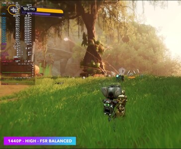 Ratchet & Clank: Rift Apart draait op 1440p met FSR Balanced op de Steam Machine