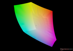 vs. sRGB: 99,9% dekking