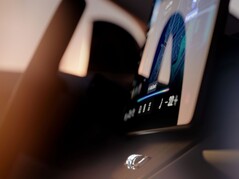 Close-up van het centrale touchscreen in het interieur. (Afbeelding: Volvo)