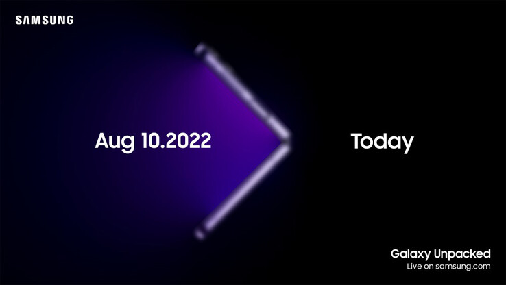 Samsung's eerste augustus 2022 Unpacked teaser? (Bron: @evleaks via Twitter)