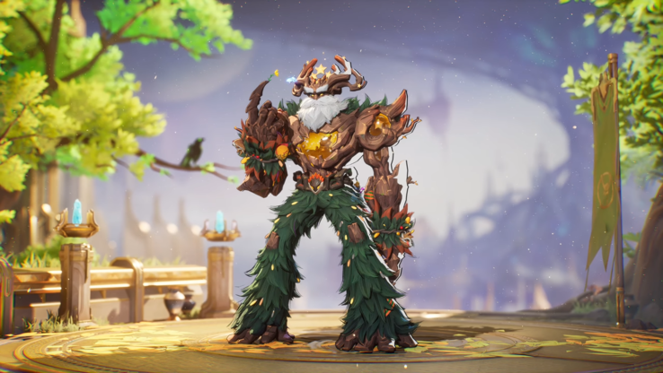 ...en de Groot skin met kerstboom-thema. (Afbeeldingsbron: Marvel Rivals)