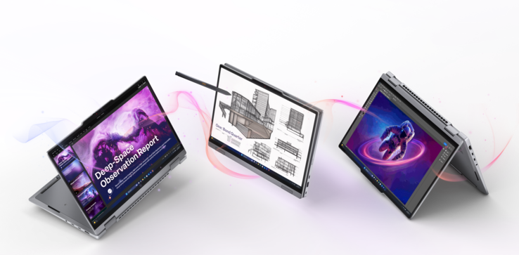 Lenovo ThinkPad X1 2-in-1 Gen 11 Aura Edition: Convertibele modi (beeldbron: Lenovo)