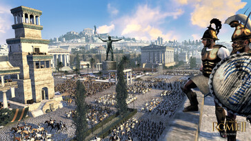 Een afbeelding waarop een stad te zien is in Total War: Rome II – Emperor Edition.
