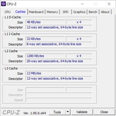 Lenovo ThinkBook 13x G1 - CPUz