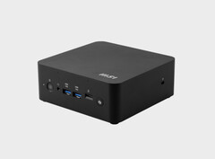 De nieuwe MSi Cubi NUC AI+ 2MG mini PC is uitgerust met Intel Lunar Lake processors. (Afbeeldingsbron: MSI)