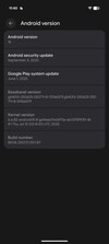 Android versie-informatie