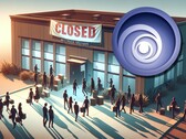 Ubisoft is van plan om 185 werknemers te ontslaan en de studio in Leamington te sluiten. (Afbeeldingsbron: DallE3)