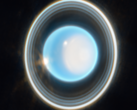 Een ingezoomde afbeelding van Uranus, gemaakt door NASA's James Webb Space Telescope (Afbeeldingsbron: NASA, ESA, CSA en STScI; bijgesneden)