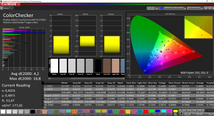 CalMAN: ColorChecker (calibrated)