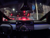Cybertruck FSD in actie (Beeldbron: WholeMars/YT)