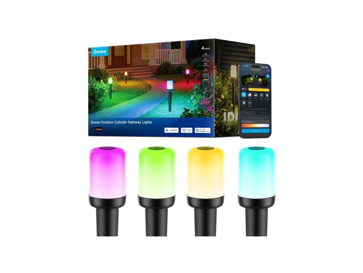De Govee Outdoor Cylinder Wegverlichting