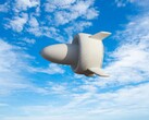 De S1500 windturbine in de lucht (Beeldbron: People's Daily, China; AI-bewerkt)