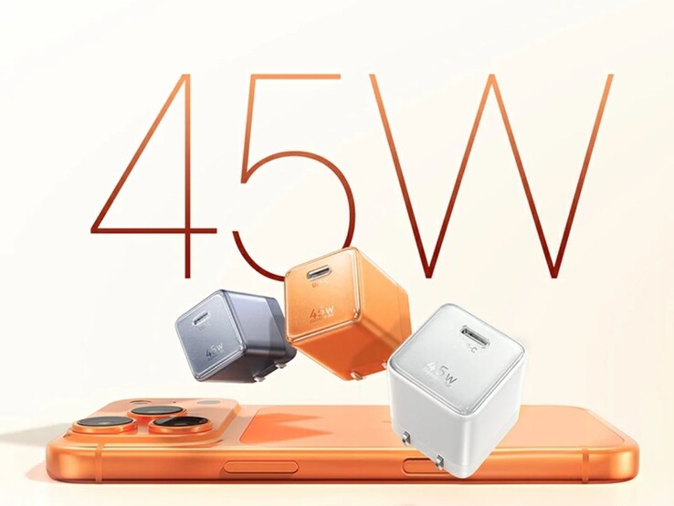 De Ugreen Fingertip Power 45W GaN Mini Snellader