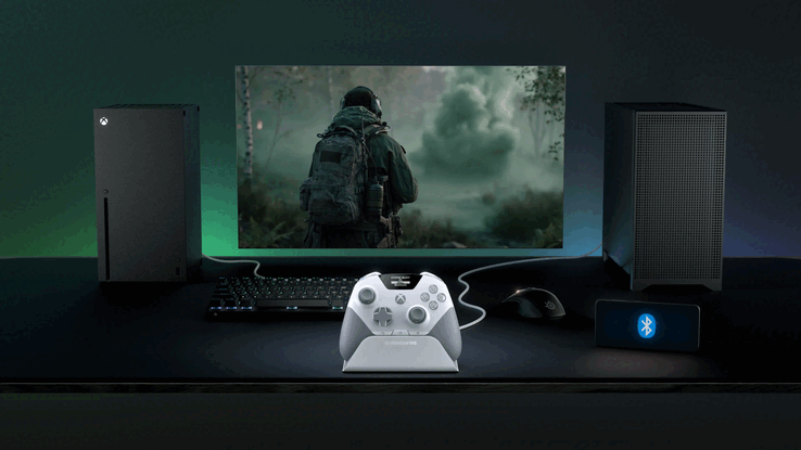 Aeon Pro is aangesloten op de pc en de Xbox.