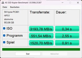 AS SSD kopiëren