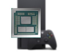 De Xbox Series X is uitgerust met een AMD APU met een 8-core Zen 2 CPU en een RDNA 2 iGPU met 52 CUs/ (AMD Dragon Range APU hier afgebeeld). (Afbeeldingsbron: AMD, Xbox, bewerkt)