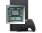 De Xbox Series X is uitgerust met een AMD APU met een 8-core Zen 2 CPU en een RDNA 2 iGPU met 52 CUs/ (AMD Dragon Range APU hier afgebeeld). (Afbeeldingsbron: AMD, Xbox, bewerkt)