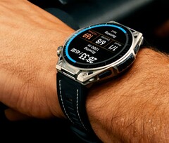 De Amazfit Balance Ultra is gemaakt van titanium en saffierglas.