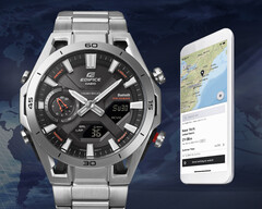Casio&#039;s Edfice Sospensione ECB-2300YD-1A horloge (afbeelding) is geïntroduceerd in Japan. (Afbeeldingsbron: Casio)
