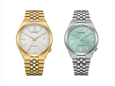 De nieuwe Citizen Tsuyosa NK0022-50A (links) en de NK0030-51X (rechts)