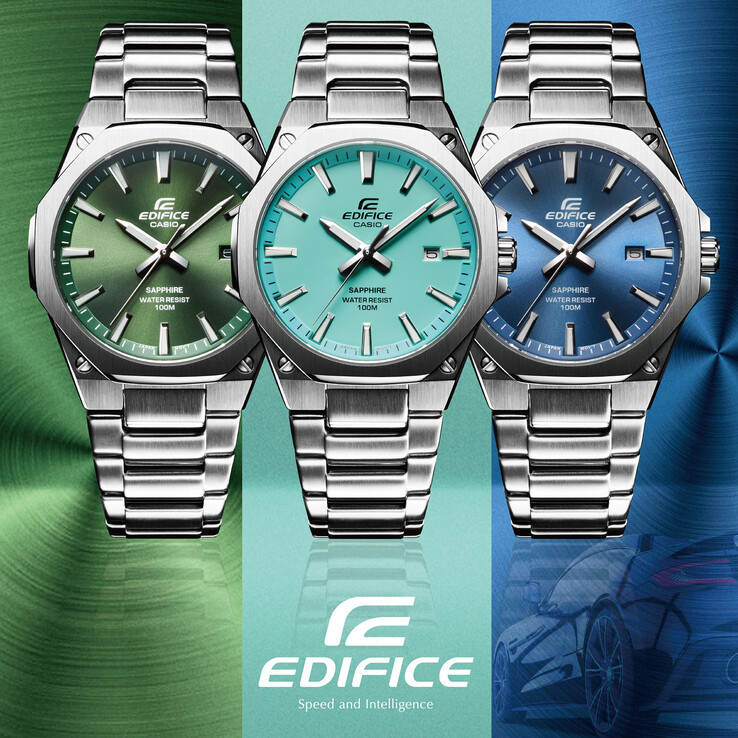 De Casio Edifice EFR-S108D-serie. (Afbeeldingsbron: Casio)