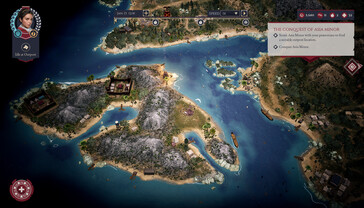 Een afbeelding van de wereldkaart in Expeditions: Rome.