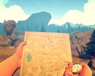 Een afbeelding van een kaart in Firewatch, nu met 80% korting op Steam.